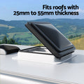 Weisshorn Caravan Roof Vent 350x350mm Black - Low Noise, Insect-Proof, All-Weather - SuperSaverAU - view 5