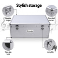 Embellir Aluminium CD Storage Case Box 500 Disks with Locks & Velvet Lining - SuperSaverAU - view 4