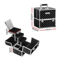 Embellir Makeup Case Beauty Organiser Bag Travel Large Cosmetic Storage Portable - SuperSaverAU - view 2