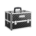 Embellir Portable Cosmetic Beauty Makeup Case - Diamond Black - SuperSaverAU - view 1