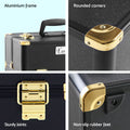 Embellir Portable Cosmetic Beauty Makeup Case - Black & Gold - SuperSaverAU - view 5