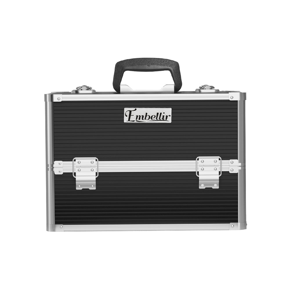 Embellir Portable Cosmetic Beauty Makeup Case- Black - SuperSaverAU - view 3