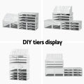 Embellir Makeup Case Acrylic Cosmetic Organizer Storage Box Jewellery Holder - SuperSaverAU - view 4