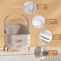 Embellir Makeup Case Portable Cosmetic Organizer Storage Box Jewellery Holder - SuperSaverAU - view 3