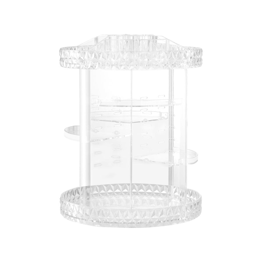 Embellir Makeup Case Acrylic Rotating Cosmetic Organizer Storage Display Holder - SuperSaverAU - view 1