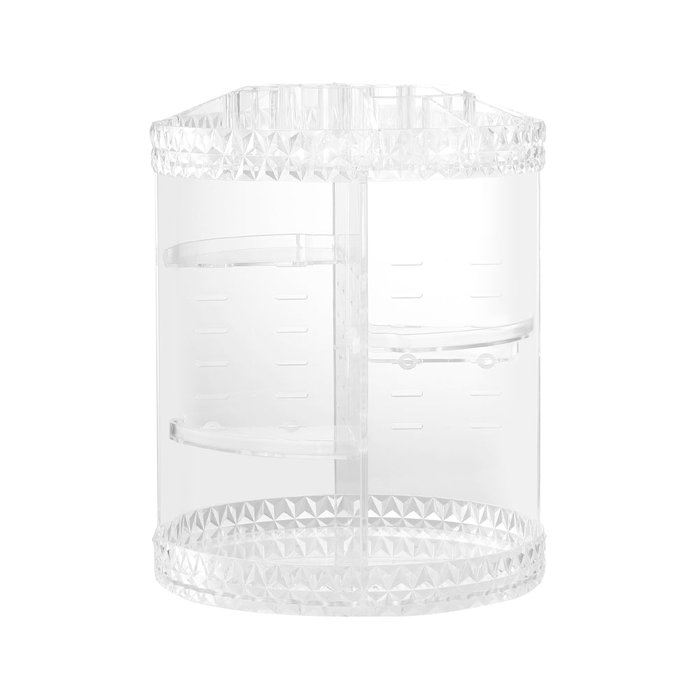 Embellir Makeup Case Acrylic Rotating Cosmetic Organizer Storage Display Holder - SuperSaverAU - view 3
