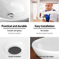 Cefito Bathroom Basin Ceramic Vanity Sink Hand Wash Bowl 41x34cm - SuperSaverAU - view 6