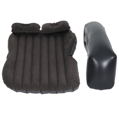 Weisshorn Car Mattress Inflatable 134x78cm with Pillows & Air Pump, Black