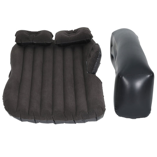 Weisshorn Car Mattress Inflatable 134x78cm with Pillows & Air Pump, Black