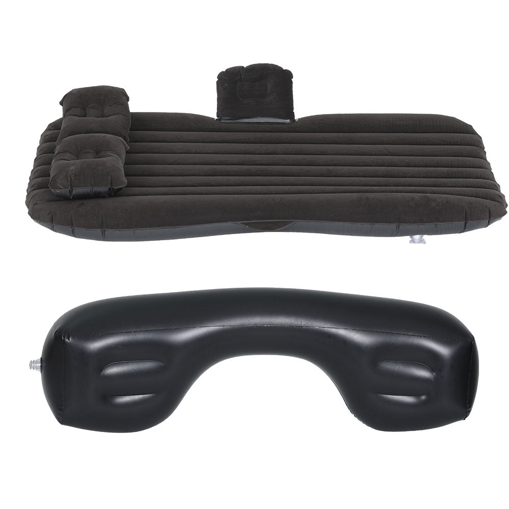 Weisshorn Car Mattress Inflatable 134x78cm with Pillows & Air Pump, Black - SuperSaverAU - view 3