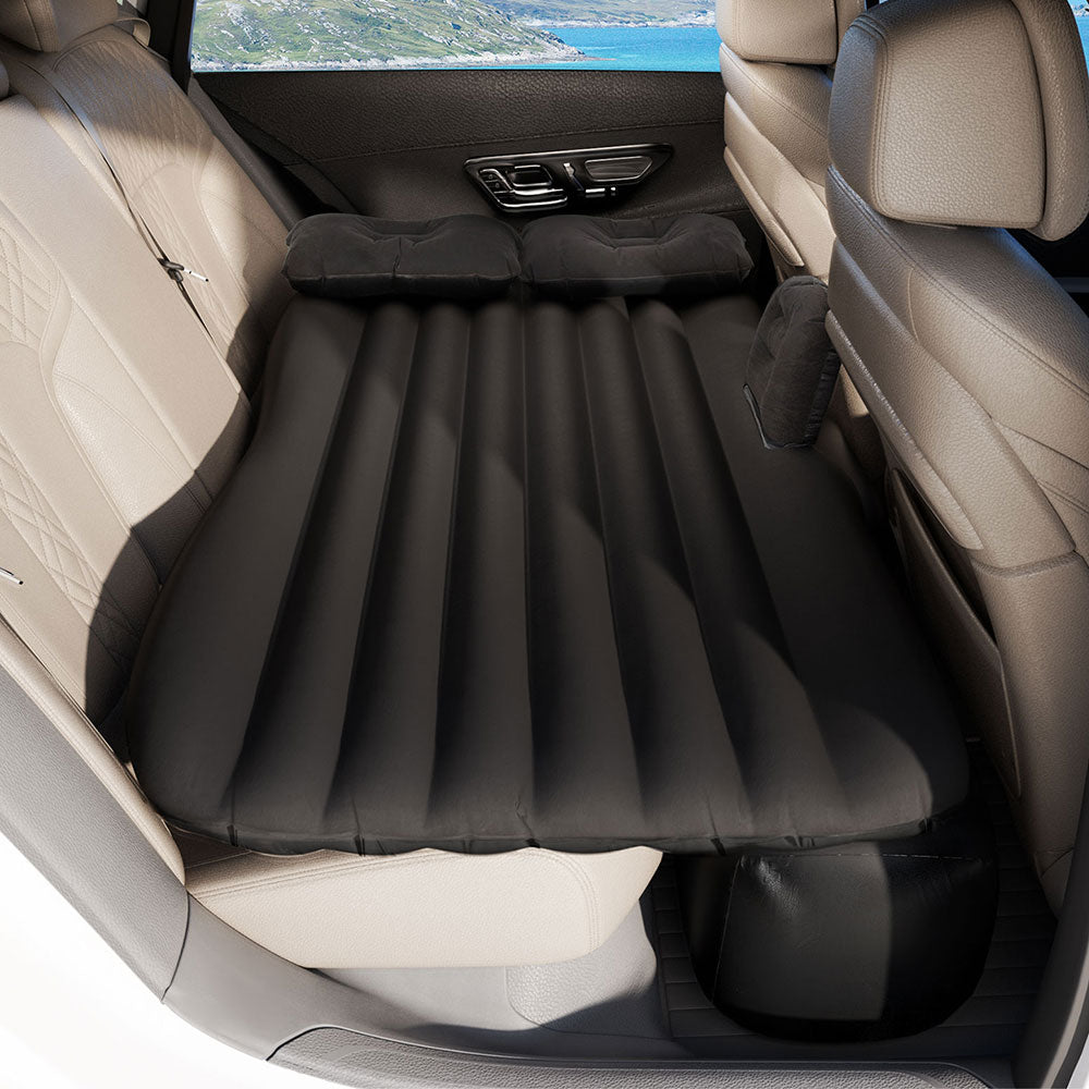 Weisshorn Car Mattress Inflatable 134x78cm with Pillows & Air Pump, Black - SuperSaverAU - view 6