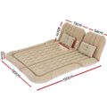 Weisshorn Inflatable Car Mattress 175x130cm with Pillows & Air Pump - Beige - SuperSaverAU - view 2