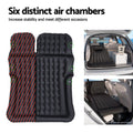 Weisshorn Car Mattress 175x130 Inflatable Bed with Pillows & Air Pump, Black - SuperSaverAU - view 4
