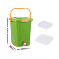 Gardeon 20L Kitchen Compost Bin with Drain Tap - Green