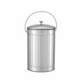 Gardeon 6L Kitchen Compost Bin – White Stainless Steel Countertop Caddy with Ventilated Lid