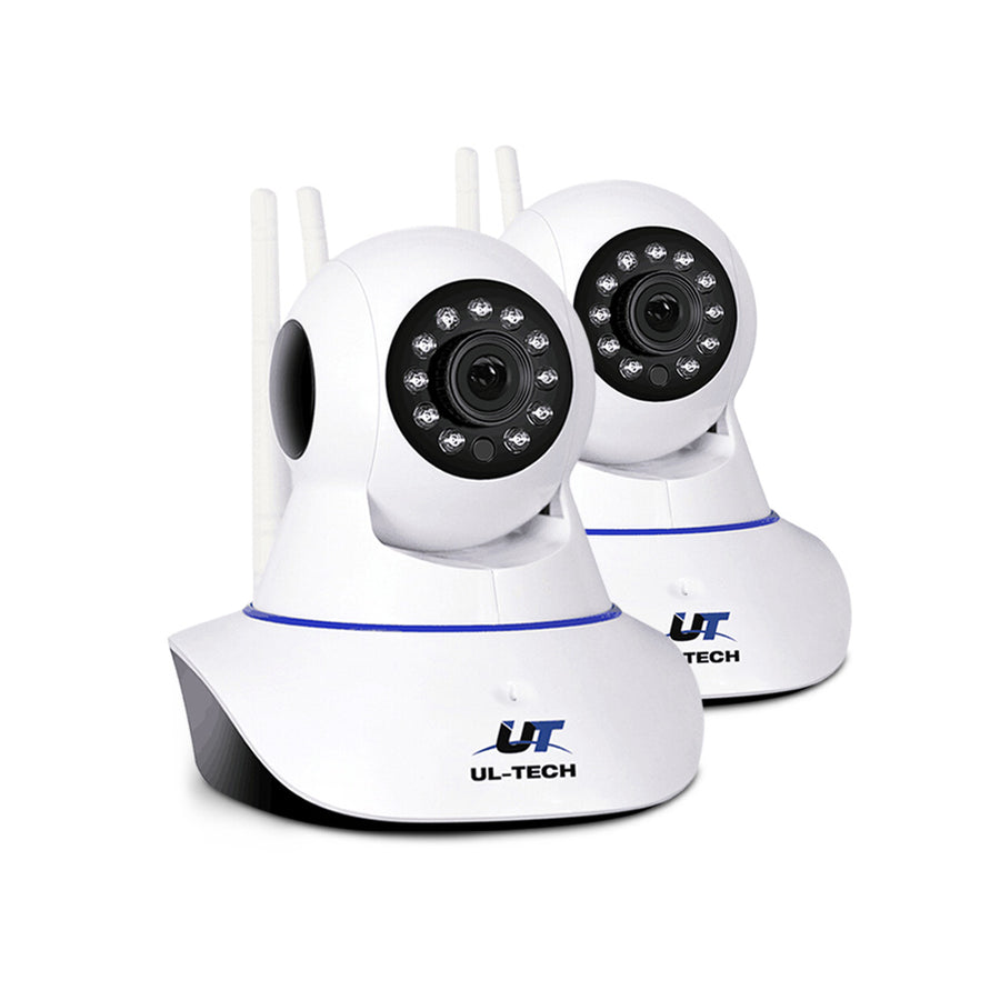 UL-tech 1080P Wireless IP Cameras Security WIFI Cam White - SuperSaverAU - view 1