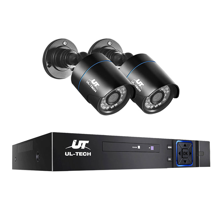 UL-tech CCTV Security System 4CH DVR 2 Cameras 1080p - SuperSaverAU - view 1
