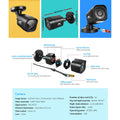 UL-tech CCTV Security System 4CH DVR 4 Cameras 1080p - SuperSaverAU - view 6