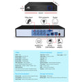 UL-tech CCTV Security System 8CH DVR 4 Cameras 1080p - SuperSaverAU - view 5