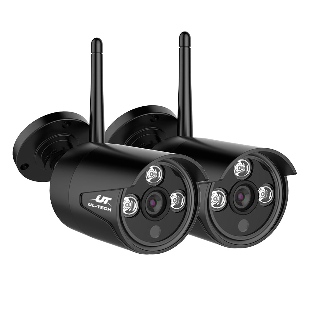 UL-tech Wireless CCTV 3MP 2 Cameras Bullet - SuperSaverAU - view 1