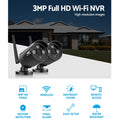 UL-tech Wireless CCTV 3MP 2 Cameras Bullet - SuperSaverAU - view 3