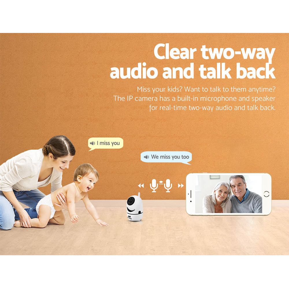 UL-Tech 1080P Wireless IP Camera Dome WiFi Home Security with Pan Tilt & Night Vision - SuperSaverAU - view 5