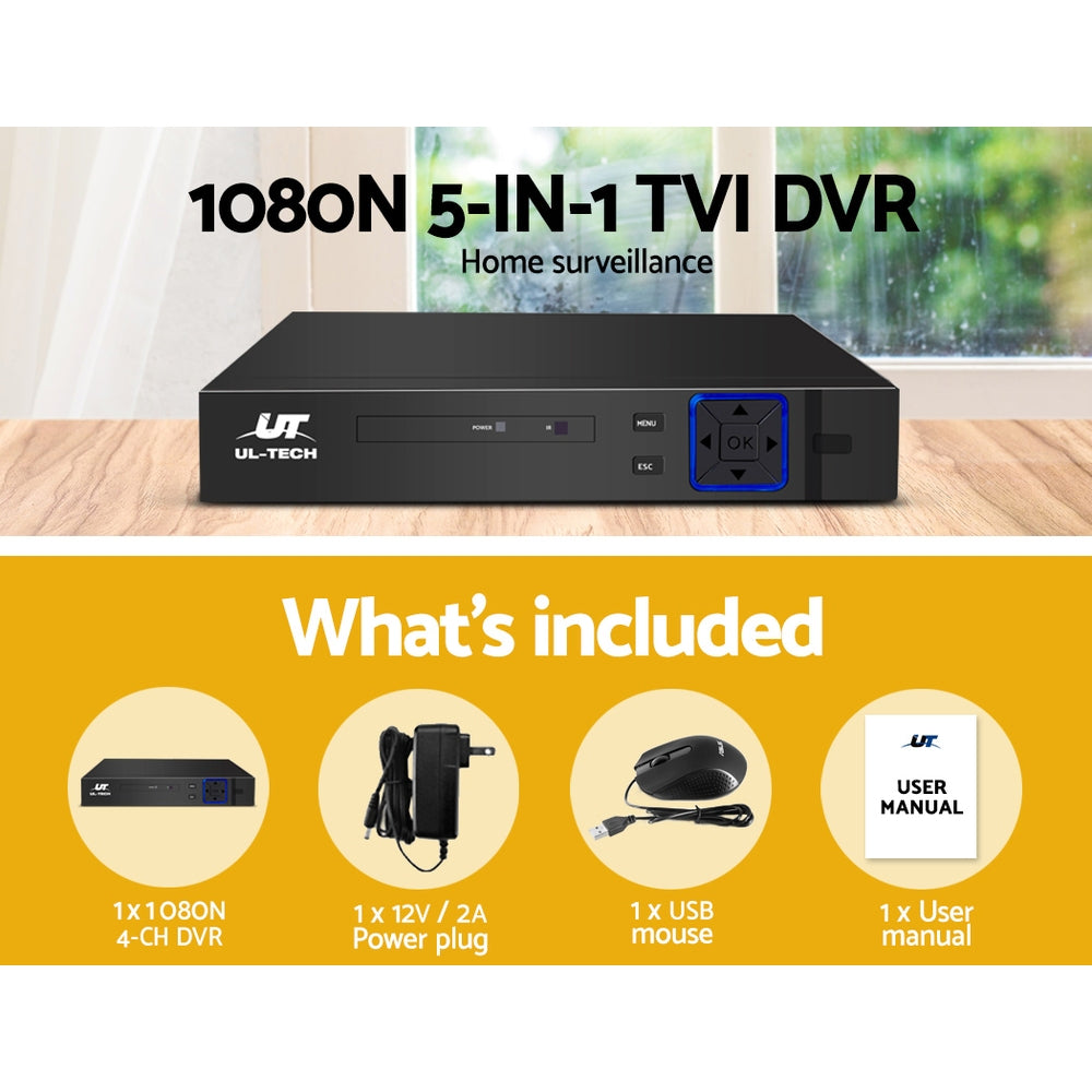 UL-tech 8CH DVR 1080P 5in1 CCTV Video Recorder - SuperSaverAU - view 4