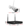 UL-tech Wireless Security Camera System 3MP 8CH NVR with 4 Cameras, IP65, H.265+ - SuperSaverAU - view 2