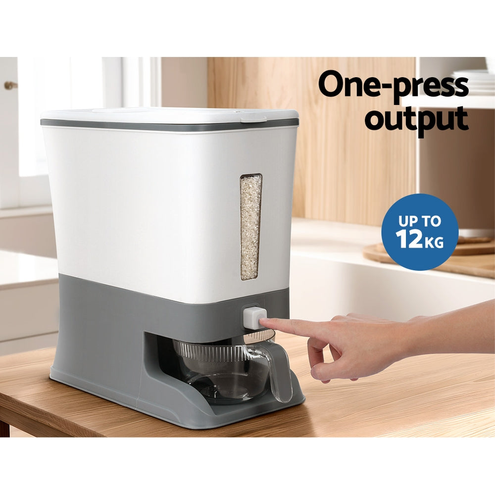 5-star Chef Cereal Dispenser 12KG - Moisture-Proof, Dust-Proof, Easy Dispensing - SuperSaverAU - view 3