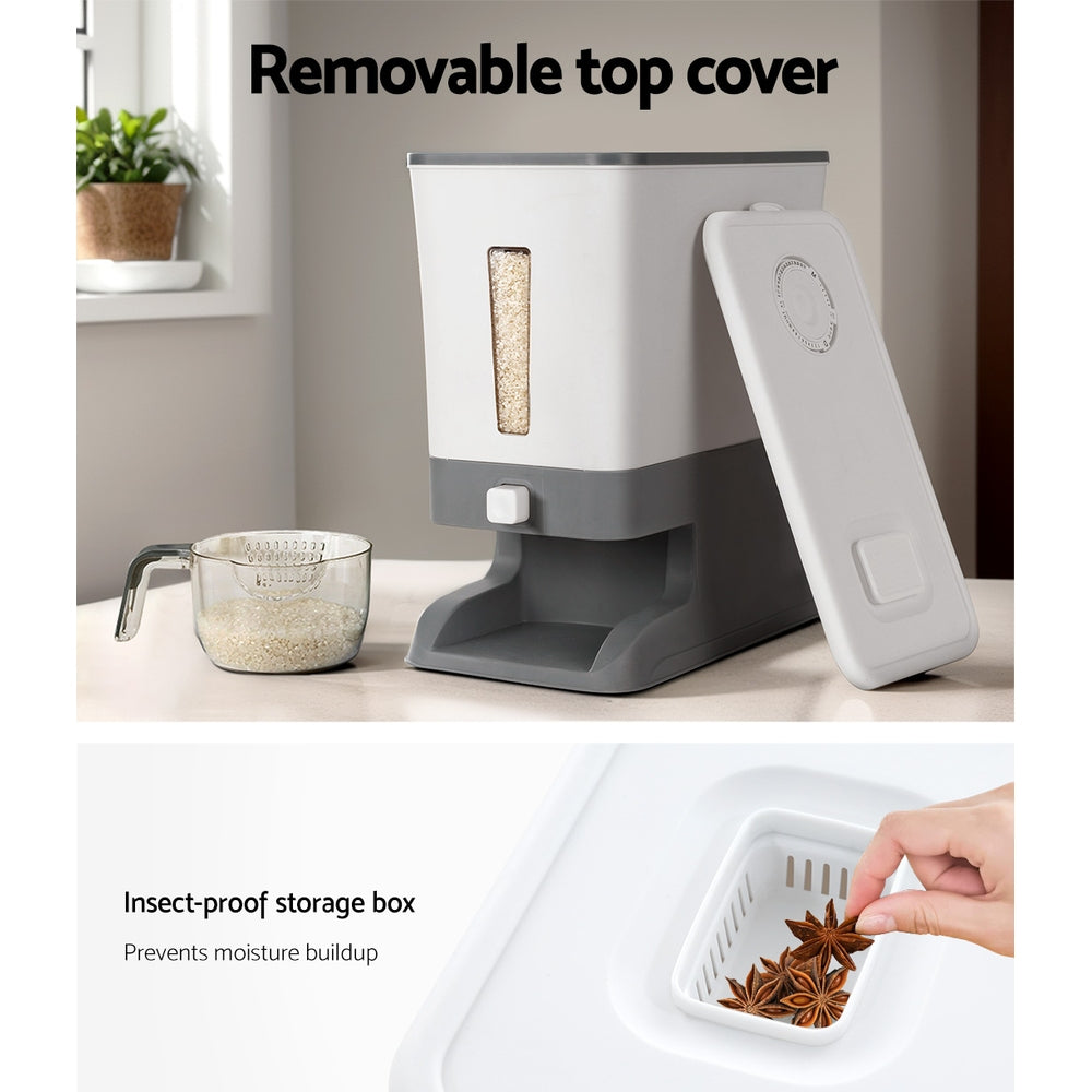 5-star Chef Cereal Dispenser 12KG - Moisture-Proof, Dust-Proof, Easy Dispensing - SuperSaverAU - view 4