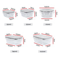 5-star Chef 16-piece BPA-Free Food Storage Container Set, Airtight & Stackable - SuperSaverAU - view 2