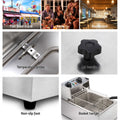 Devanti 10L Electric Deep Fryer 2200W with Single Basket and Auto Thermostat - SuperSaverAU - view 6