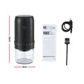 Devanti Electric Coffee Grinder USB-C Rechargeable Portable Coffee Bean Grinder with 40 Precise Grind Settings | Automatic Spice Nut Pepper Grinder Mill with Cleaning Brush & Ground Coffee Container for Home Office Camping Travel, Black - SuperSaverAU - view 2