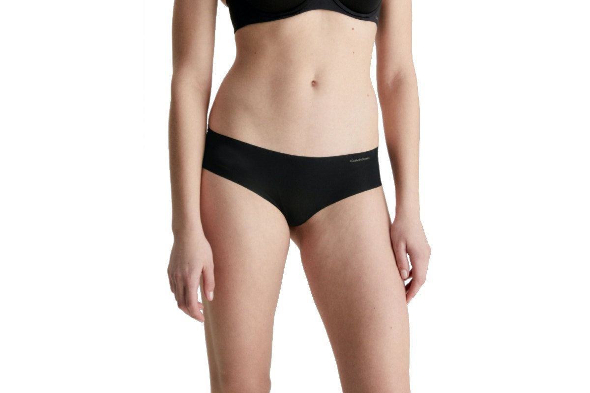 Calvin Klein Women's Invisibles Hipster (Black, Size XL)