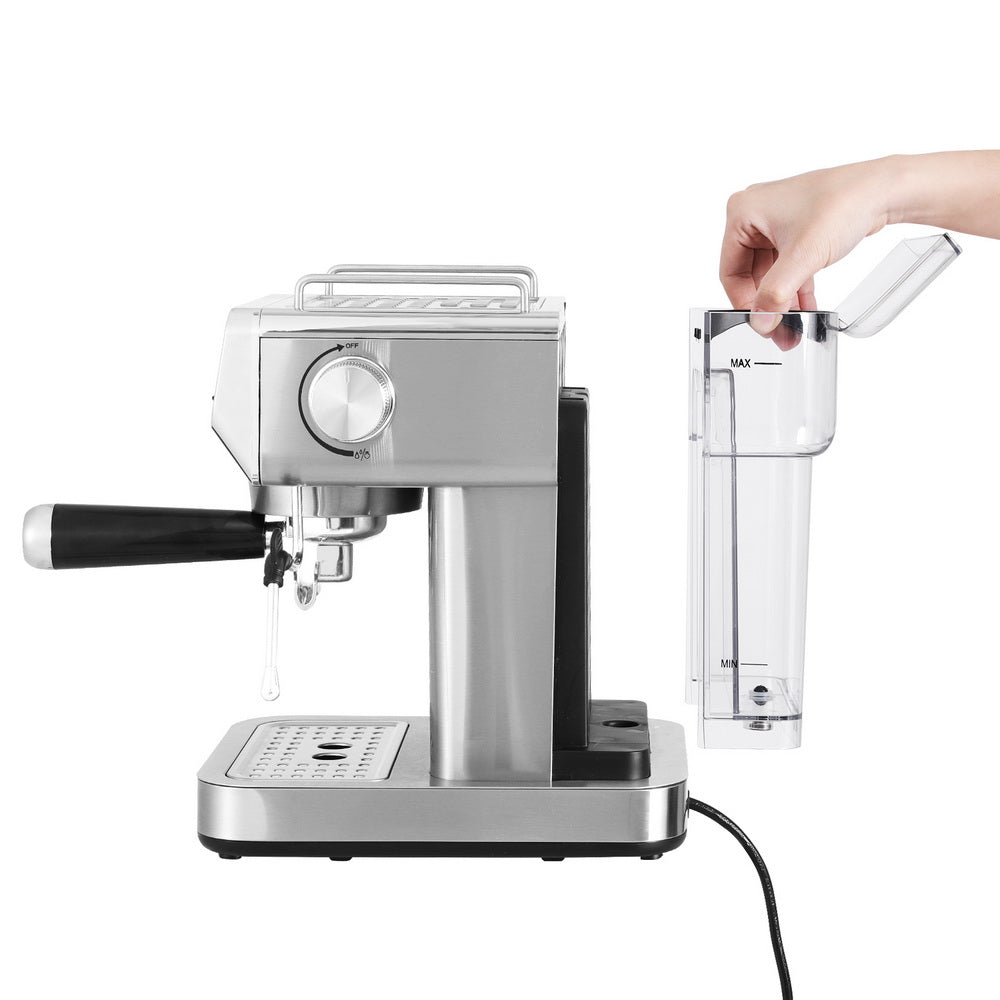 Devanti 20 Bar Coffee Machine Espresso Cafe Maker - SuperSaverAU - view 3