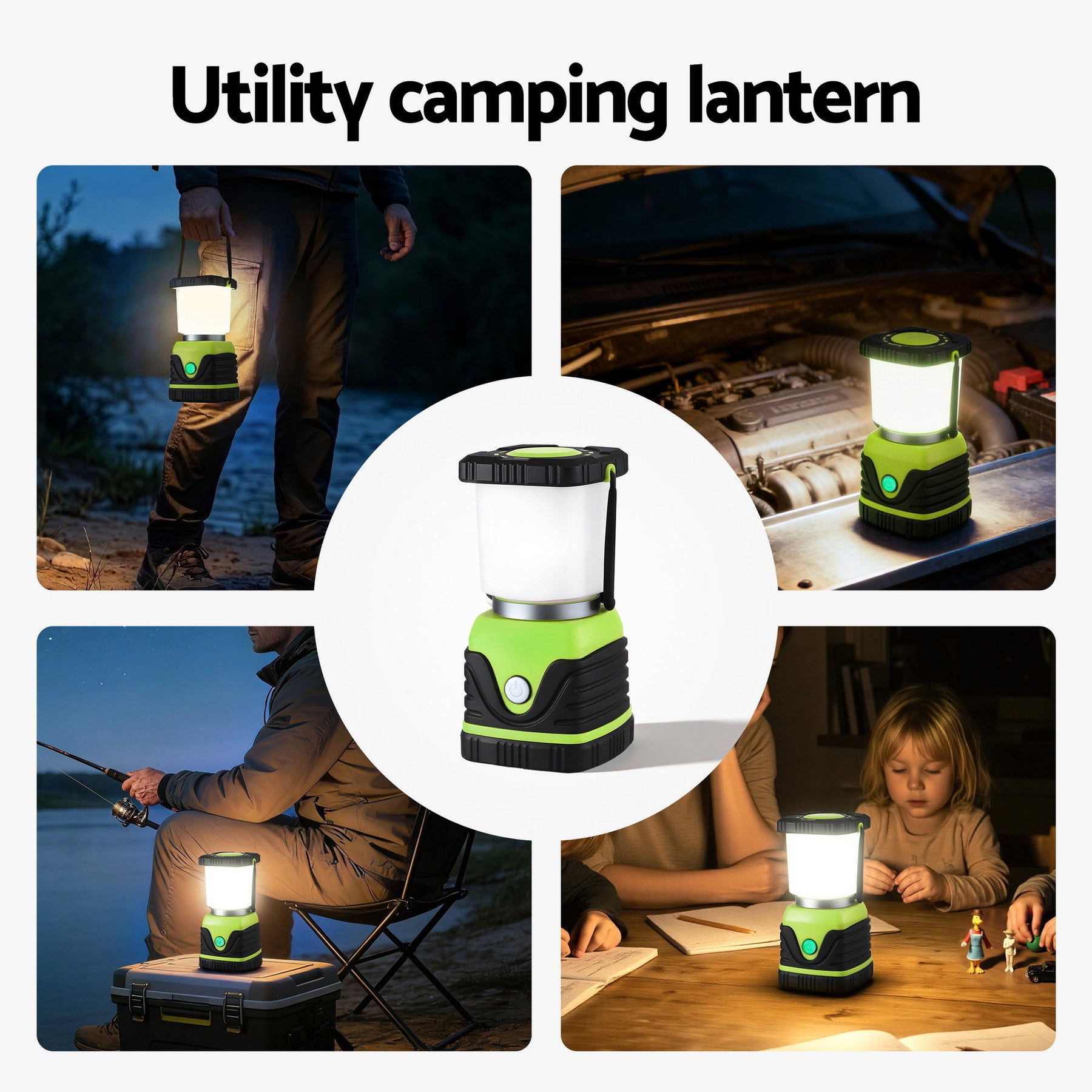 Weisshorn LED Camping Lanterns 1000LM - 2 Pack