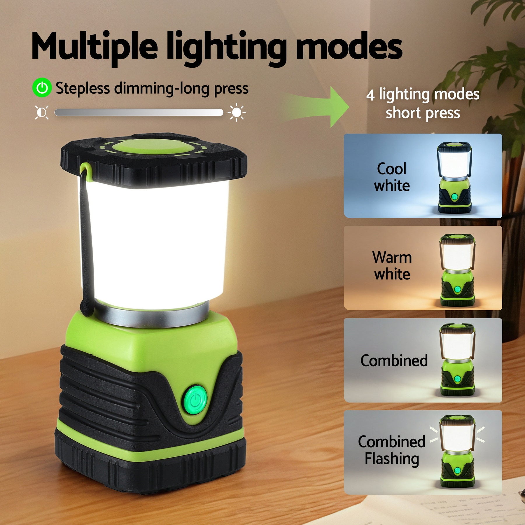 Weisshorn LED Camping Lanterns 1000LM - 2 Pack