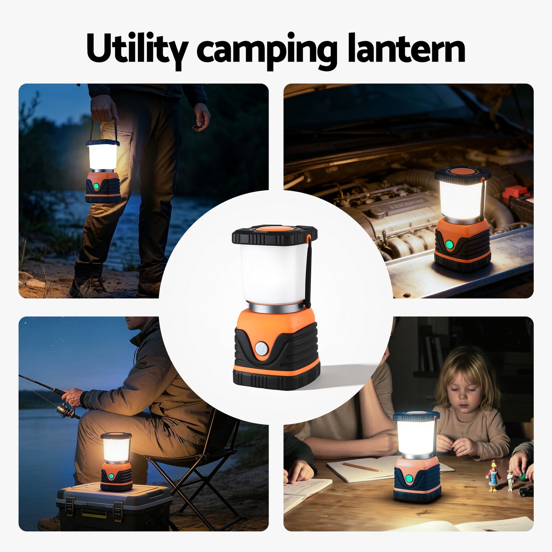 Weisshorn LED Camping Lanterns 1000LM - 2 Pack