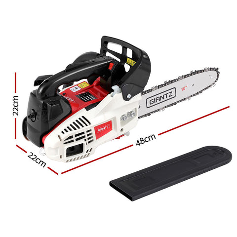 Giantz 25cc Petrol Chainsaw 10" Bar E-Start Tree Pruning Chain Saw - SuperSaverAU - view 2