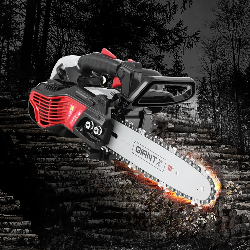 Giantz 25CC Petrol Chainsaw 10'' Bar Lightweight for Pruning & Cutting - SuperSaverAU - view 7