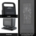 Devanti 2000W Ceramic Tower Heater with Remote - Black