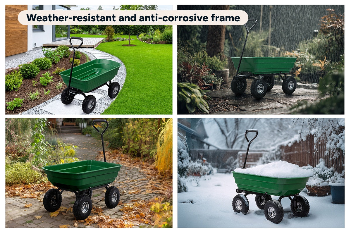 Certa 75L Garden Poly Dump Cart