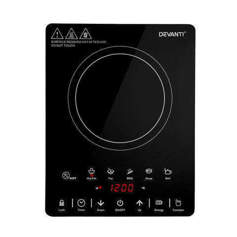 Devanti Electric Ceramic Cooktop 30cm - SuperSaverAU - view 2