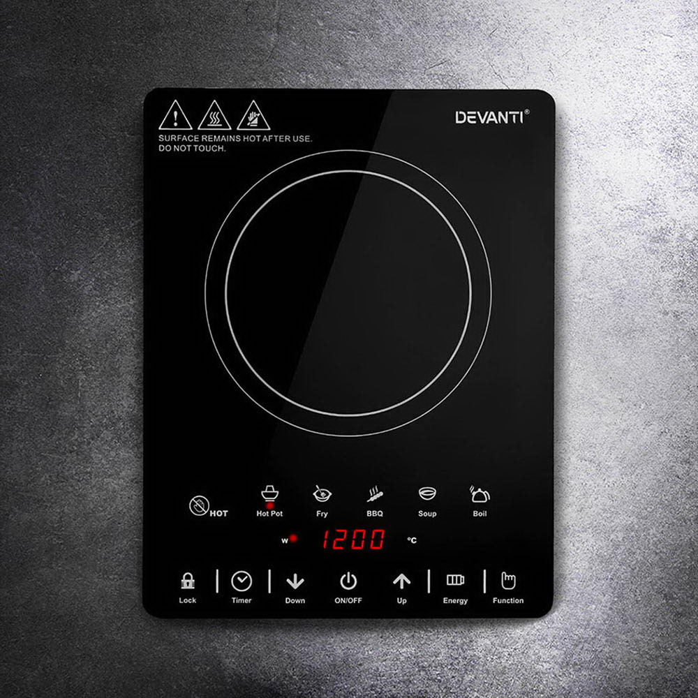 Devanti Electric Ceramic Cooktop 30cm - SuperSaverAU - view 1