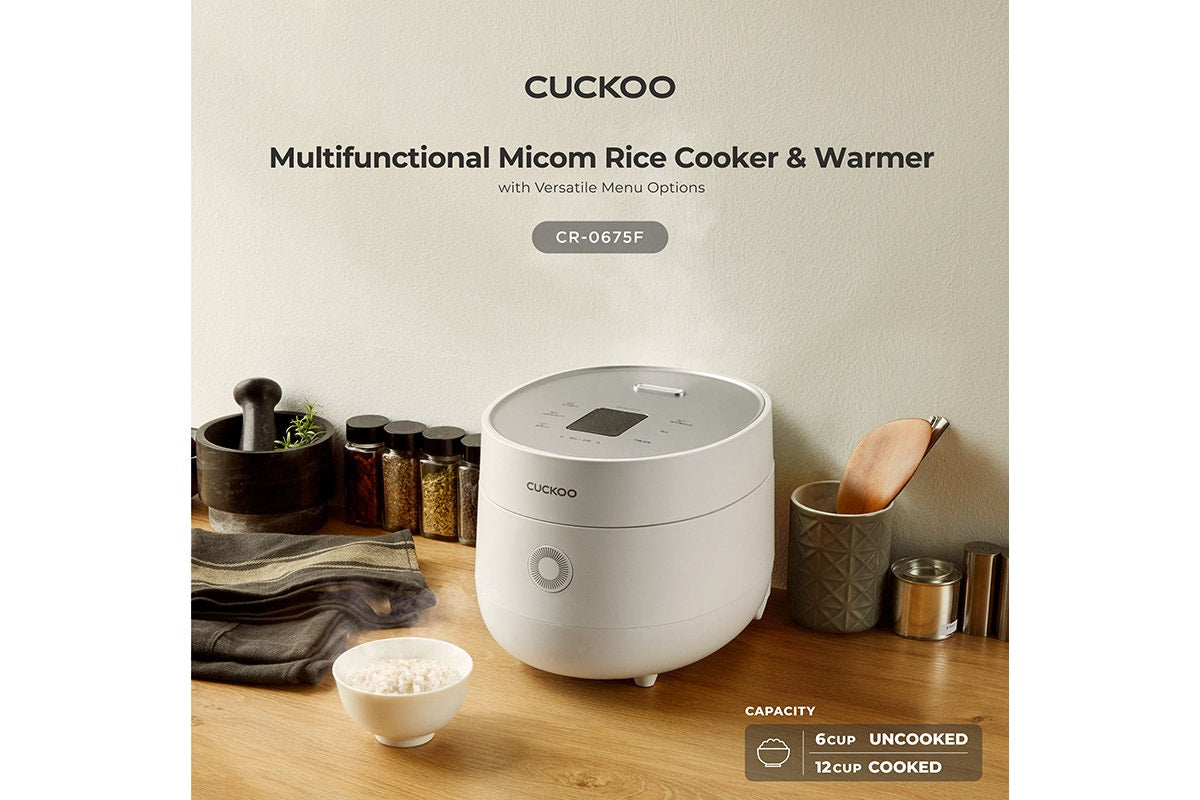 Cuckoo 6-Cup Micom Rice Cooker (CR-0675F)