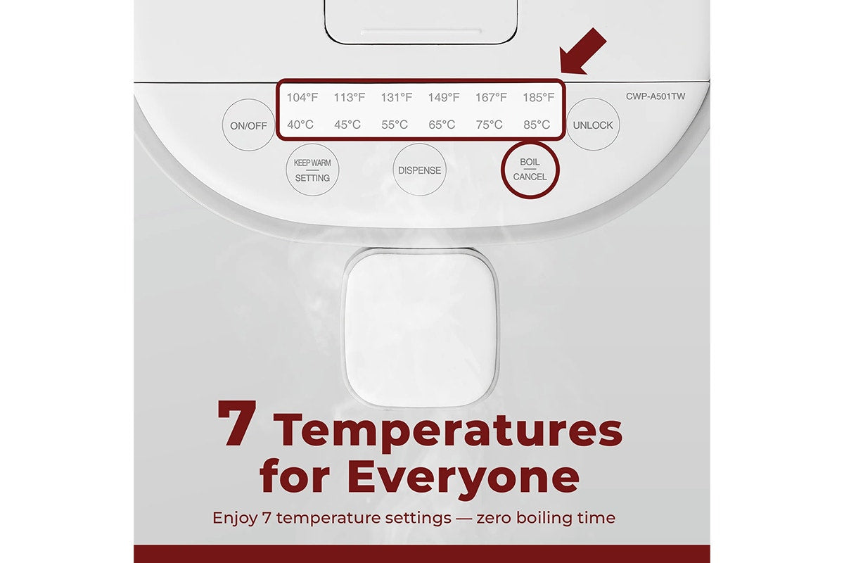 Cuckoo Automatic Hot Water Dispenser & Warmer (CWP-A501TW)
