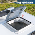 Weisshorn Caravan Roof Vent with Flyscreen - White