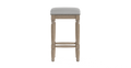 Brosa Clovis Set of 2 Counter Stools (Cloud Grey, 65cm)