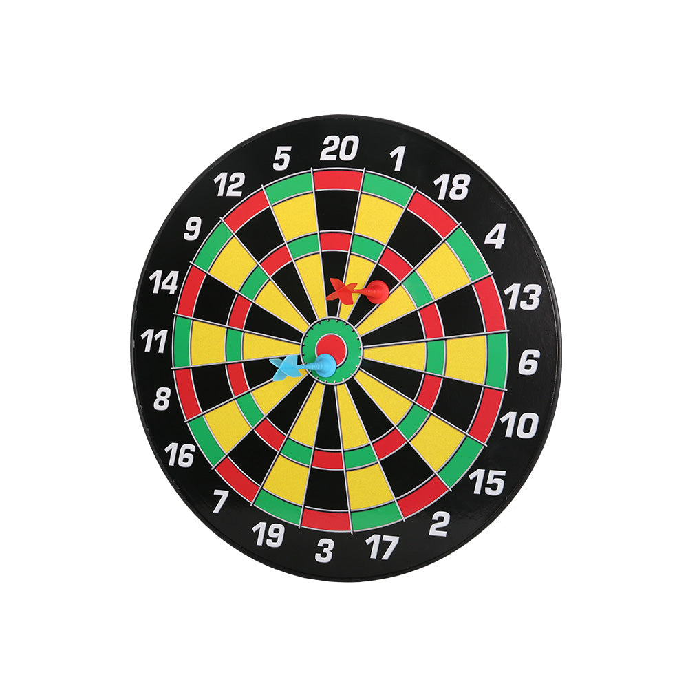 Magnetic Dartboard 16" with Safe Darts, Indoor & Outdoor Use, Easy to Hang