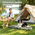 i.Pet Outdoor Dog Bed Large Foldable Travel Mat - Green